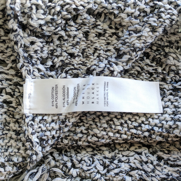 WHBM MARLED FRINGE SLEEVELESS SWEATER - Picture 6 of 8